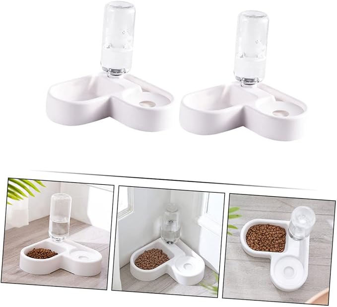 NOLITOY 2pcs Automatic Pet Water Feeder Practical Feeding Bowl for Dogs Cats and Non- Design for Stability Automatic Water Dispenser