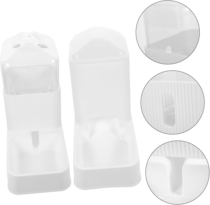 1set Automatic Feeder Dispenser Self Filling Food Bowl Non- Base Convenient Pet Feeding for Cats and Dogs Material