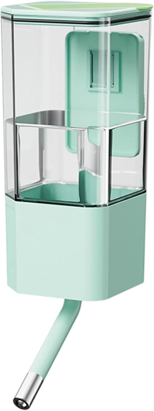 Dog Water Bowl Dispenser, Leak-Resistant System, 1 Piece, Dog Water Dispenser, Pet Waterer, Automatic Flo'w Control, for Small Medium Pets Cats Puppies Rabbits Home