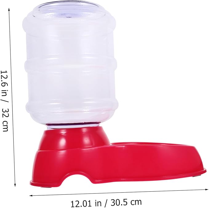 Pet Drinking Water Basin Large Dog Water Bowl Automatic Feeder -Slip Base for Outdoor Use