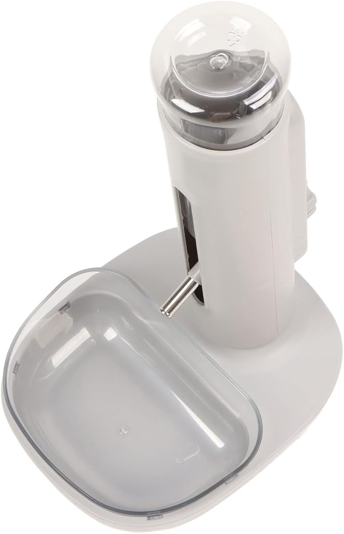Dog Standing Water dispensers Bowl, Automatic and Detachable Drinking Feeder, Holds Up to 680ml, Made of Non PP and ABS, Split for, Slip Bottom