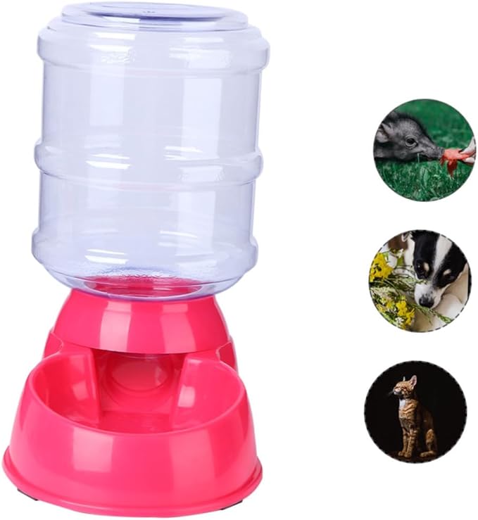 Happyyami Drinking Fountain Drinking Water Basin Water Bowl Automatic Feeding Device Pet Food Bowl