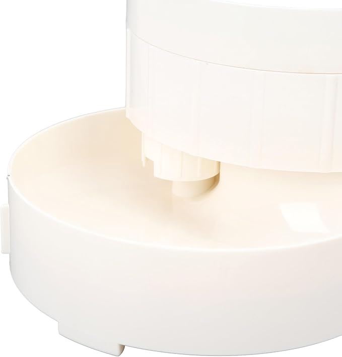 Automatic Cat Feeder and Water, Pet Feeder Dispenser Cat Automatic Feeders Cat Food Dispenser Double Layer Dry Wet Separate Rotating Storage for Small Medium Dog Puppy Cat Kitten