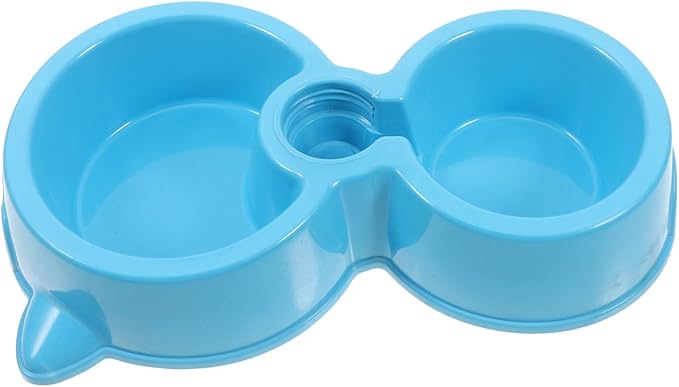 Toyvian Automatic Dog Water Dispenser Dual Bowls Pet Bowl for Puppies and Dogs Water Feeder for Cats Abs Plastic Easy Cleaning