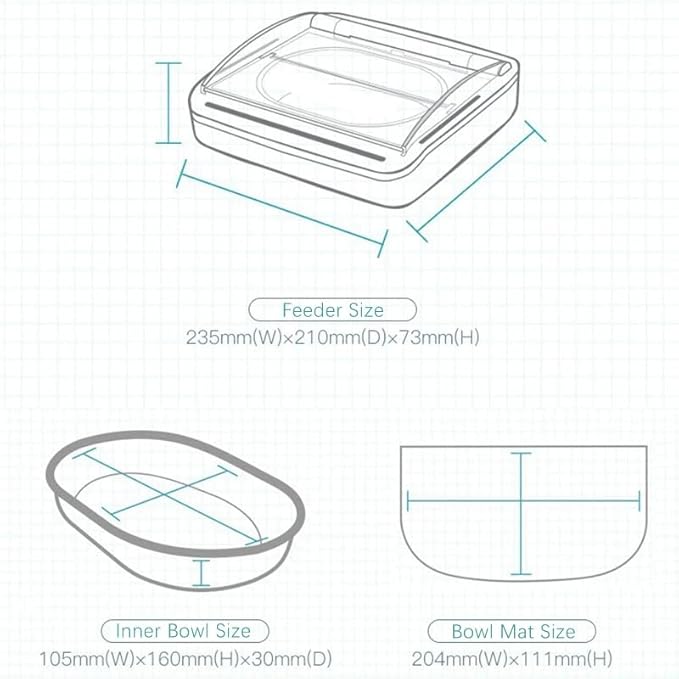 Automatic Pet Feeder for Wet and Dry Food, Stress-Free Meal Times