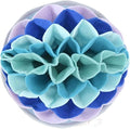 Floral Snuffle Mat for Dogs and Small Pets, Interactive Pet Enrichment Mat for Nose Work and Slow Feeding, Washable Anti-Anxiety Toy (Blue Ocean)