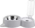 VICASKY Pet Water Dispenser and Feeder Bowl Automatic Dog Water Bowl with Unique Spill Design for Pets Easy to and Refillable