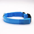 LED Dog Collar, Light Up Dog Collars, Adjustable USB Rechargeable Glow in The Dark Dog Collars High Visibility Glowing Dog Collars for Large Medium and Small Dogs (Large,Blue)