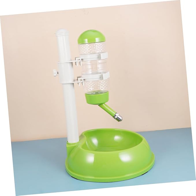 Automatic Pet Feeder Food Dispenser with Capacity Heart Shape Design Easy to Refill Safe Material for Cats and Pets Green