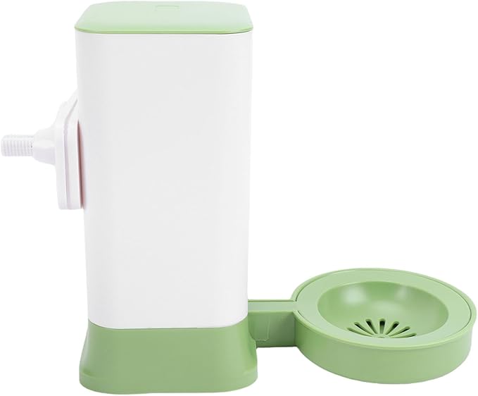 Pssopp Hanging Automatic Pet Water Dispenser, Plastic, 1.5L Capacity, Convenient Water Supply for Dogs, Cats and Small Animals (Green)