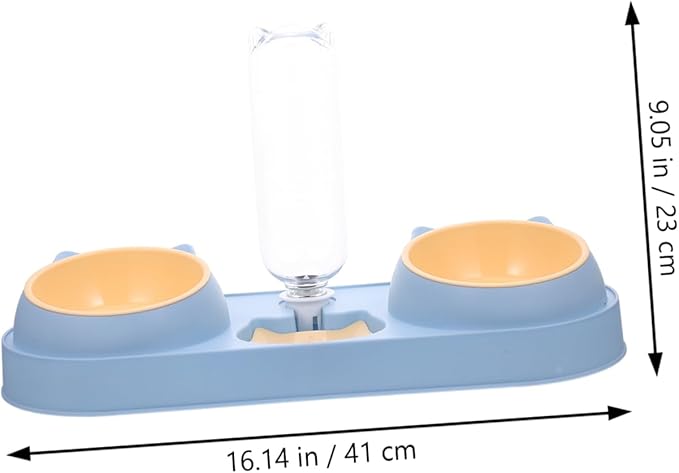 HANABASS Plastic Feeding Bowl Pet Feeding Device Cat and Dog Automatic Feeder and Drinker