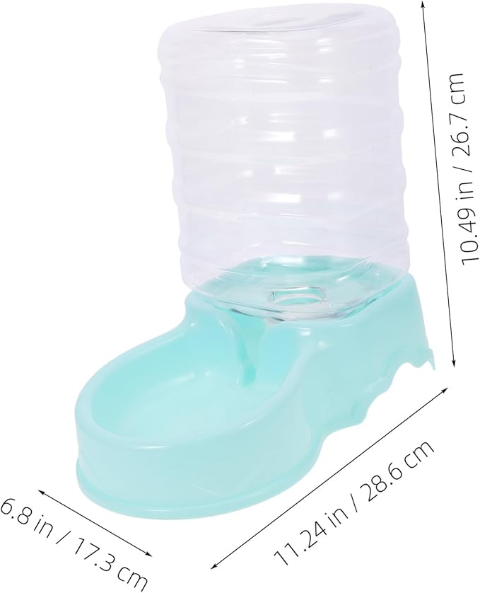 Totority Gravity PET Water Dispenser for Cats and Dogs Automatic PET Feeder Bowl Simple Fill Design Suitable for Indoor and Outdoor Use 1.5L Capacity
