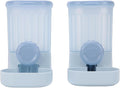 TOPINCN Hanging Automatic Pet Food Water Dispenser, Space Saving Automatic Feeder and Waterer for Large Cats Dogs, with Detachable Design for Easy Cleaning, Dishwasher Safe