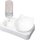 Double Bowl Automatic Pet Anti-Overturn Rice Plastic Tableware