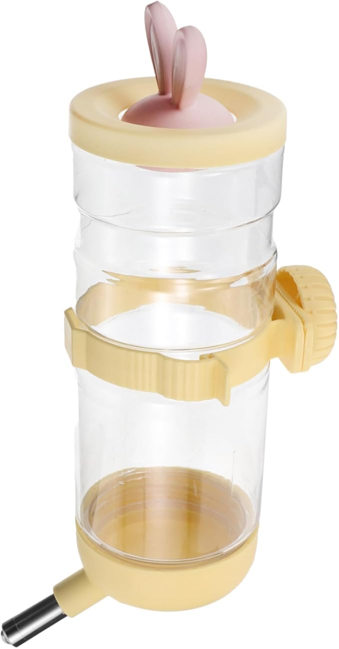 Kisangel Large Capacity Pet Water Dispenser Dog and Cat Waterer No Spill Feeder for Cages Pet Friendly Design