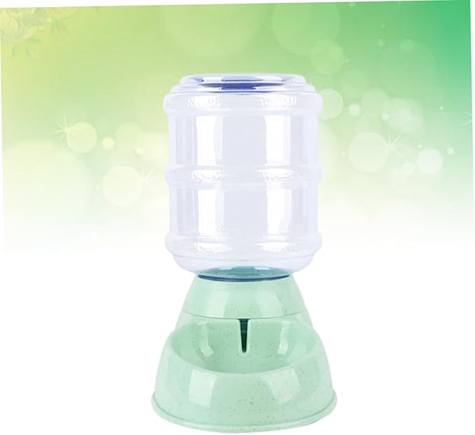 Kisangel Automatic Pet Water Feeder Dispenser for Cats Dogs Easy to -Grade Material for Single Multiple Pet Households Green