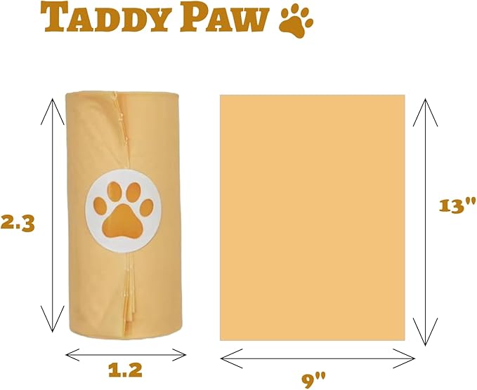 Dog Poop Bags - Strong & Leak Proof Dog Waste Bags | doggie Waste Bag Unscented 9x13 Thick Bag | Pet Poop Bags for All Dispensers - 240 Count (16 Rolls)