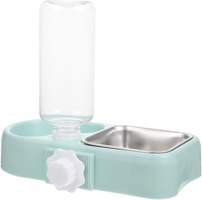 Hanging Automatic Water PET Bowl Detachable Dog and Cat Feeder Dual Bowls Fall Design for Indoor and Outdoor Use