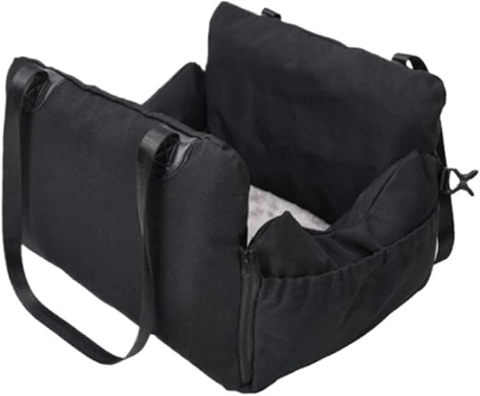 Dog Car Seat Nest Sofa Pet Travel Car Seat Durable Pet Carrier Bed Removable Cushion Pet Booster Seat For Small Medium Dogs(Gray)