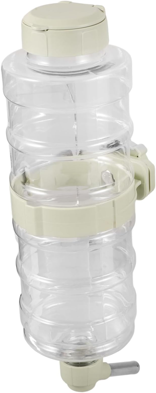 Automatic Pet Water Dispenser Overflow Dog Water Bottle Feeder for Rabbits and Puppies Hanging Design Leak Convenient and Safe Pet Cage Accessory