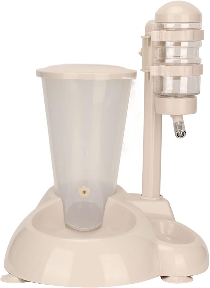 Multifunctional Automatic Feeders Dispenser, Automatic Liftable Dog Water Bottle Cat Dog Drinking Water Fountain for Dogs Cats