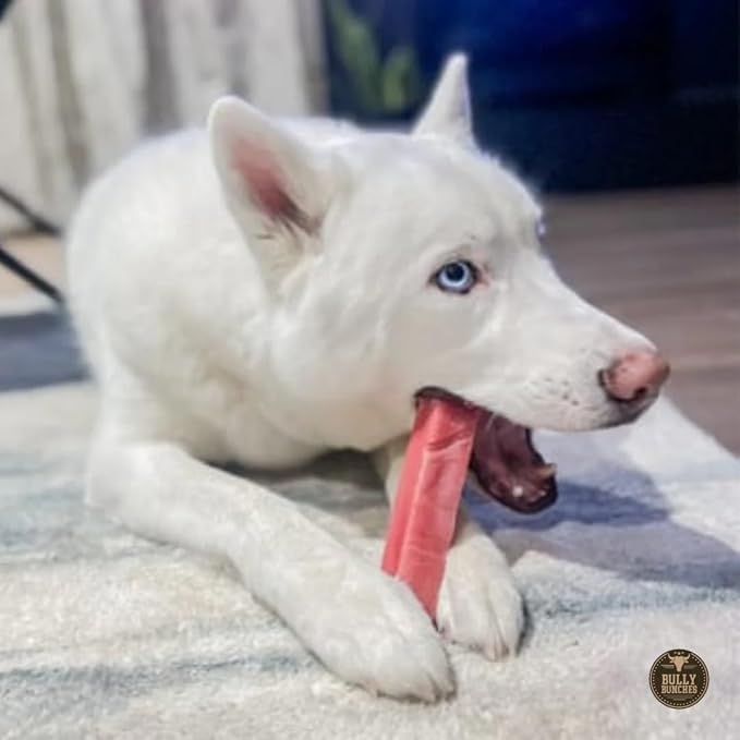 Bully Bunches Premium Fruit-Flavored Himalayan Yak Chew for Dogs - 100g, All-Natural, Long-Lasting, Authentic Yak Milk, Healthy Dental Chew, High-Protein (Medium Strawberry - 3Pk, Strawberry)