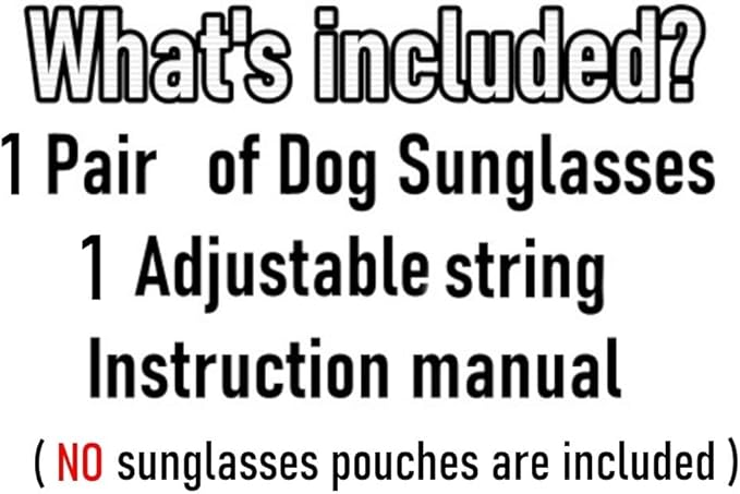 G010 Dog pet Costume Aviator Sunglasses for Medium Breeds 20-40 lbs (Black)