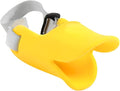 NACOCO Anti Bite Duck Mouth Shape Dog Mouth Covers Anti-Called Muzzle Masks Pet Mouth Set Bite-Proof Silicone Material (Yellow, S)