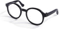 Black Pet Dog Cute Glasses Clear Lens Retro Glasses Photo Props Transparent Cat Sun Glasses for Small Dogs Cats Cosplay Costume Dog Sunglasses