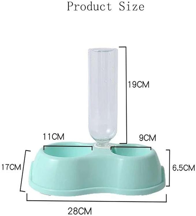 Hot cat Bowl Dog Bowl Automatic Drinking and Feeding one Double Bowl cat Food Bowl Drinking Bowl pet Supplies