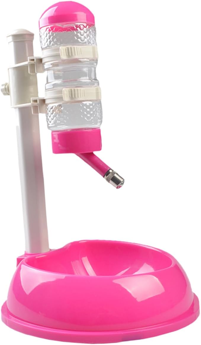 1pc Automatic Pet Water Dispenser and Food Holder Height and Material Easy to Clean Water Bowl for Dogs and Cats Portable and Convenient Pet Supplies