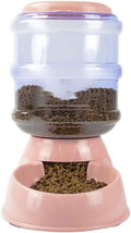 Pink 3.8L Large Capacity Dog/cat Pet Automatic Feeder Pet Supplies