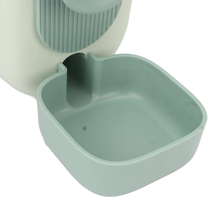 Pet Feeder Water Dispenser Set, Hanging Food Water Dispenser Automatic Safe Mint Green for Cat for Indoor (Mint Green)