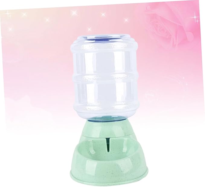 Milisten Pet Water Feeder Automatic Dispenser for Cats Dogs Removable Chassis Safe Material for Home Use Green