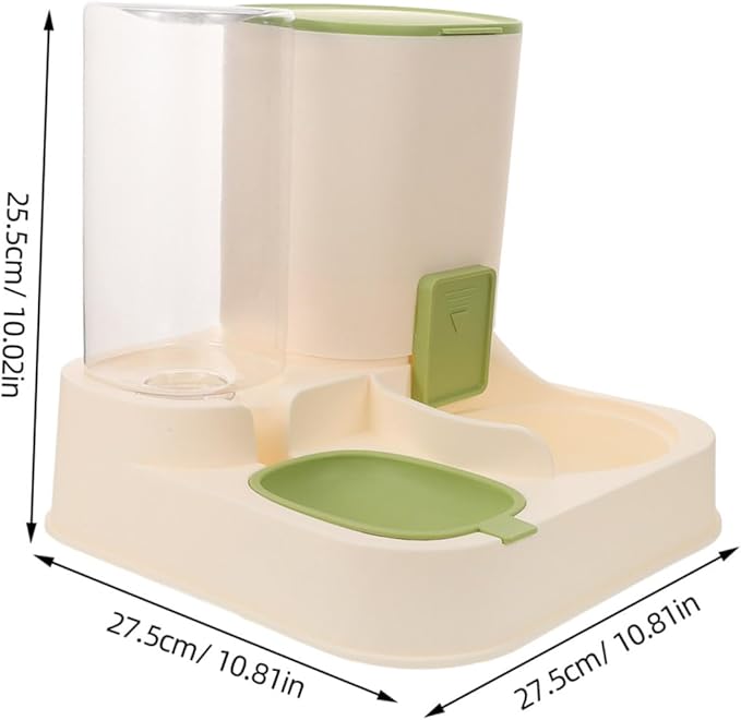 Automatic Pet Water Feeder with Dry and Wet Separation Capacity Dog and Cat Water Dispenser Healthy Design Easy to Use and Detachable for Multiple Pets