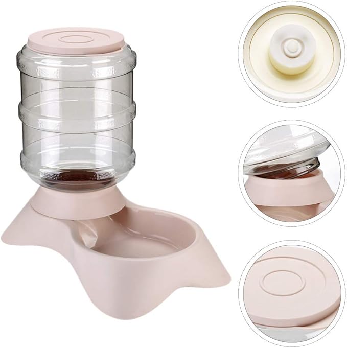 POPETPOP Automatic Pet Feeder Creative Food Dispenser for Cats and Dogs Convenient and Practical Dual-use Design Food Divider for Animals