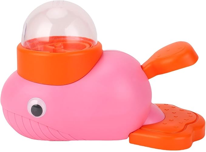 Interactive Dog Feeder Toy, Automatic Puzzle Toy with Adjustable Food Dispensing for Mental Stimulation and Bonding, for Small Medium Large Dogs and Cats (Pink)