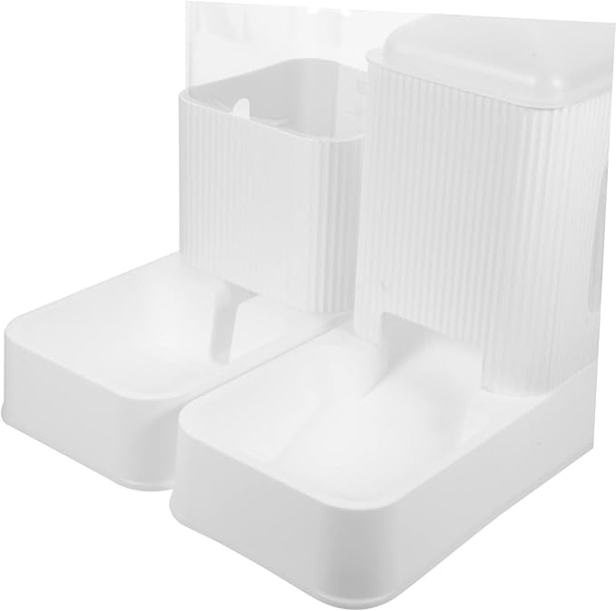 SUPVOX 1set Automatic Pet Feeder Dispenser for Cats Convenient Self-Filling Bowls Use Decorative Accessory