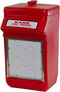 Kane KDF Wall Mount Auto-Shut Dog Feeder, 25 lb Capacity, Bulk Pet Food Dispenser, Outside Dog Bowl is built to last with high density polyethylene and 304 stainless steel