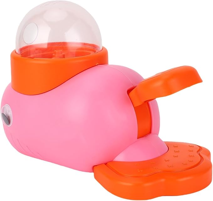 Focket Dog Treat Dispenser, Interactive Slow Feeder Puzzle Toy Automatic Feeding Large Capacity with Safe Plastic for Dogs and Cats (Pink)