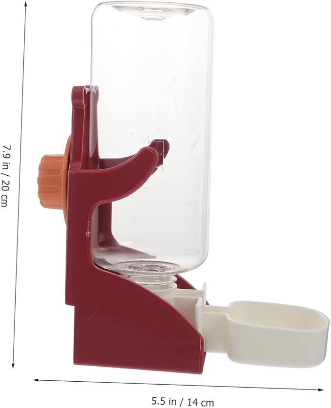 POPETPOP 2pcs Automatic Pet Water Bottle Dog Cat Water Feeder Pet Cage Dispenser