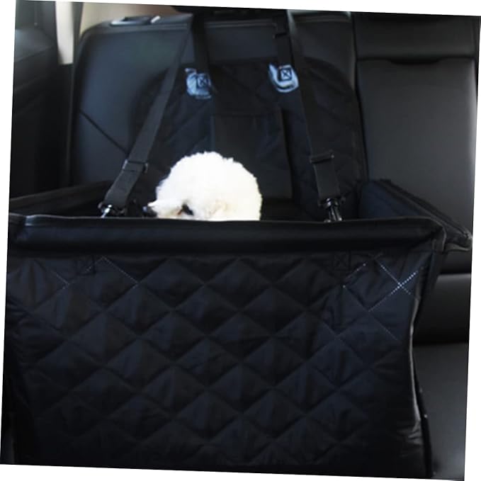 Happyyami Pet Car Seat Dog Car Seats for Dogs Thickened Cushion Non-Slip Safety to Clean