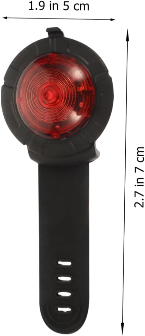 Angoily Dog Walking Lamp Night Safety Pet Supply Red Lightweight Dog Collar Light