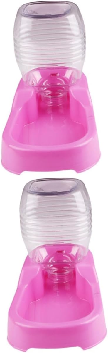 Angoily 2pcs Pet Drinking Bowl for Dogs and Puppies Creative Water Feeder Unique Design Smooth Safe Materials for Home and Pet Shops