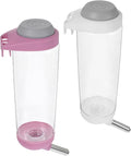 Milisten 2pcs Pet Water Bottle Automatic Feeder Dog Cats Hanging Dispenser Pet Feeding Tool