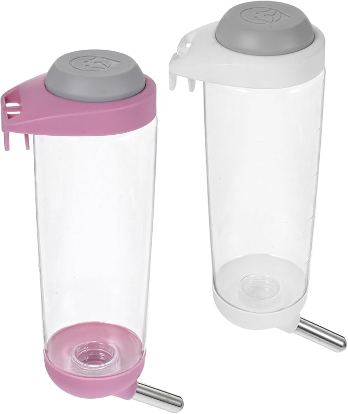 Milisten 2pcs Pet Water Bottle Automatic Feeder Dog Cats Hanging Dispenser Pet Feeding Tool