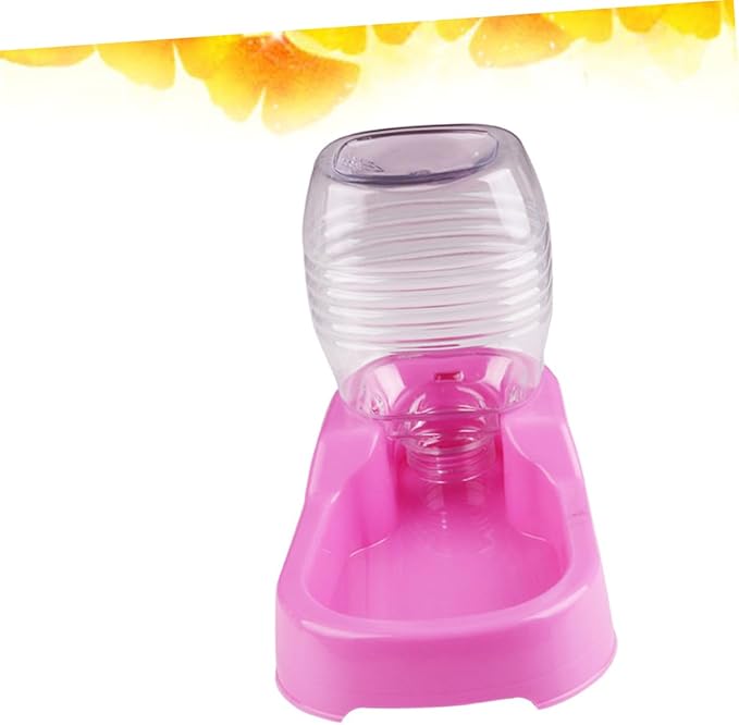 Angoily 3pcs Pet Water Feeder Bowl Creative Automatic Water Dispenser for Dogs and Puppies Smooth Design Safe and Convenient Pet Supplies