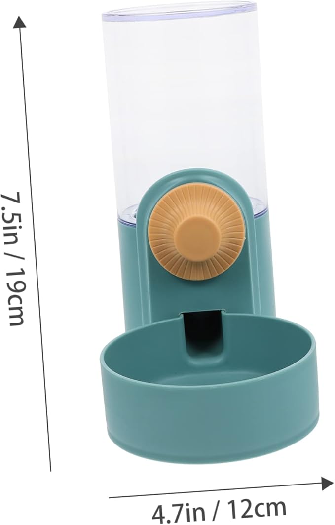 1Pc Automatic Pet Water Feeder Hanging Dog Cat Water Dispenser for Cages Durable Plastic Drinking Container Bottle Design for Easy Inspection for Busy Pet Owners
