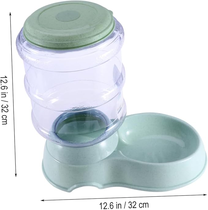 Automatic PET Feeder and Water Dispenser 3.8L for Dogs and Cats Plastic PET Food Bowl Water Dispenser for and Feeding