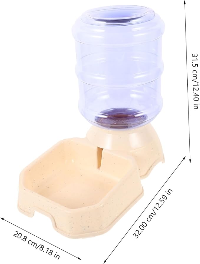 Safe Easy Pet Water Feeder Gravity-Driven Dog Cat Water Dispenser Compact Pet Supply